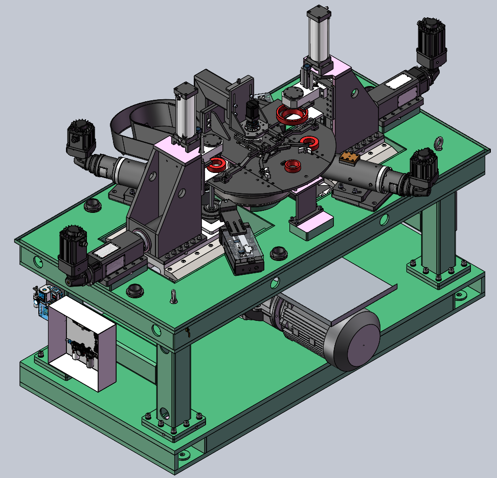 D55K-250E雙軸數控輾環機